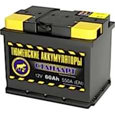 Аккумулятор 6СТ-60 LR (550А) о/п СТАНДАРТ Ca/Ca (-;+)