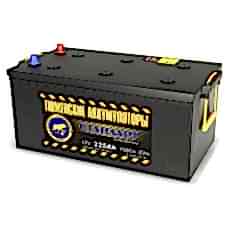 Аккумулятор 6СТ-225 LR (1500А) о/п СТАНДАРТ Ca/Ca (+;-) конус