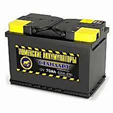 Аккумулятор 6СТ-70 LR (630А) о/п СТАНДАРТ Ca/Ca (-;+) Логан