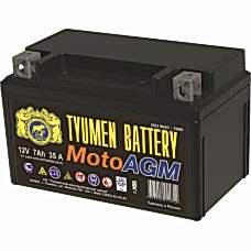 Аккумулятор мото AGM 6МТС-7 7Ah (95A) (12V) п/п (+;-) болт